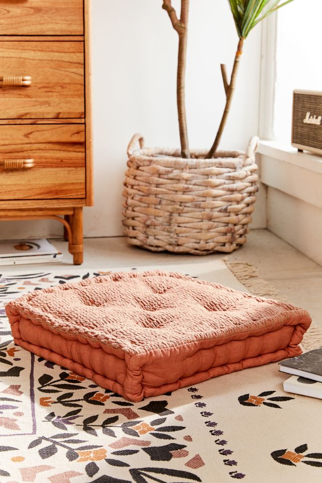 Knit floor pillow best sale