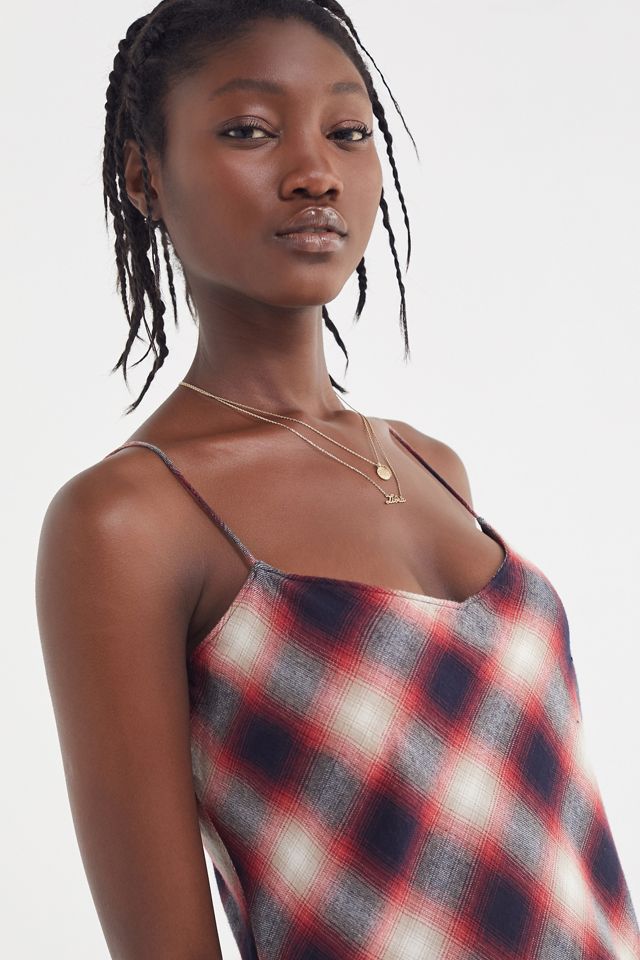 Pistola Mari Plaid Flannel Midi Dress | Urban Outfitters Canada