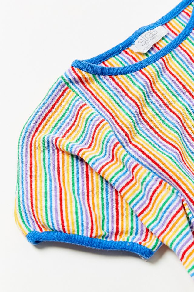Vintage Rainbow Striped Tee #1