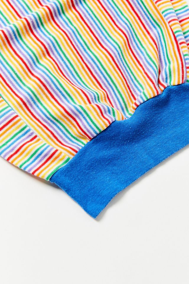 Vintage Rainbow Striped Tee #3