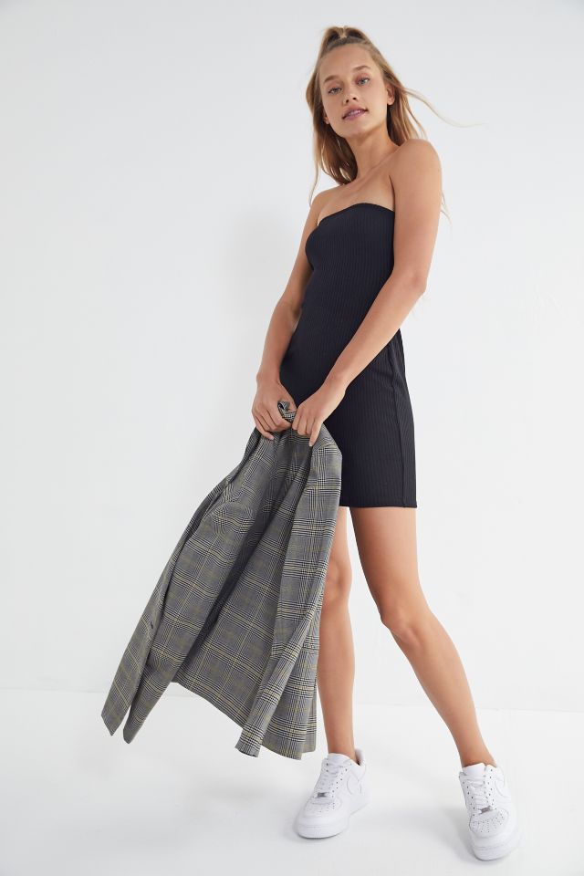 Robe Tube en Tricot Côtelé Chiné UO #1