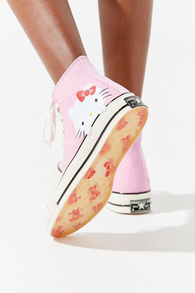 at føre Vestlig Stevenson Converse X Hello Kitty Chuck 70 Canvas High Top Sneaker | Urban Outfitters