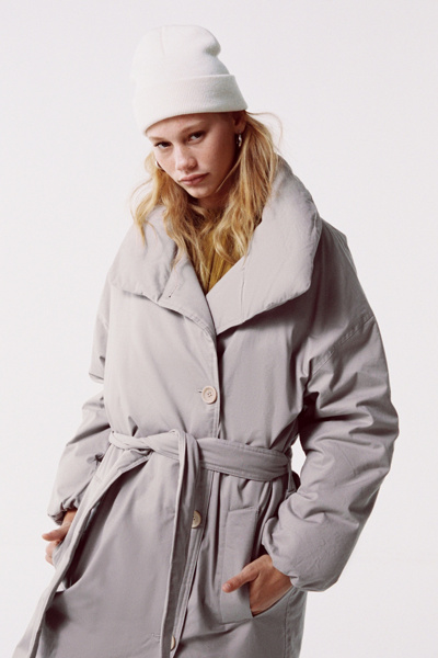 puffa trench coat