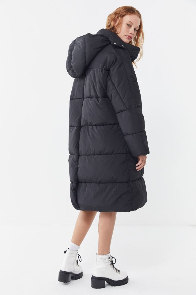 UO Quilted Longline Puffer Coat #1