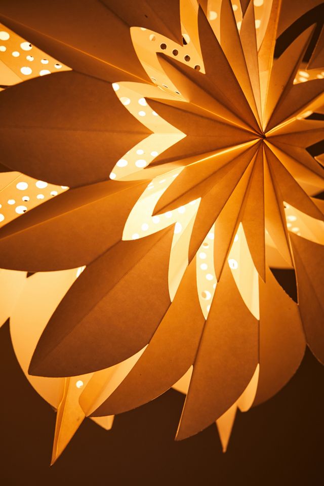 Circle Cutout Star Paper Lantern #3