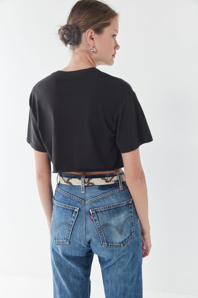 AC/DC Cropped Tee | Urban Outfitters