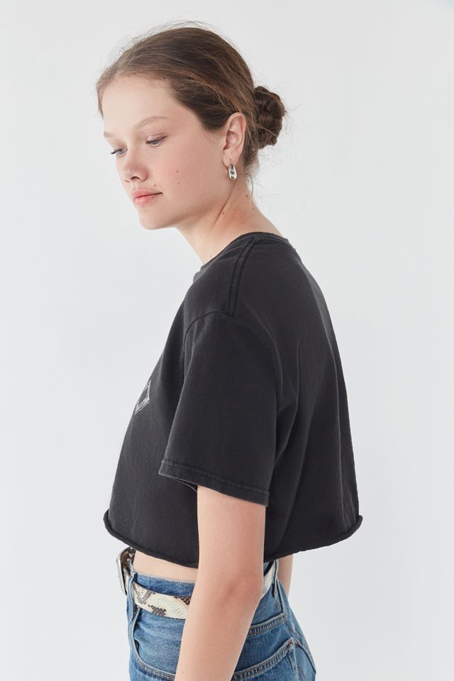 AC/DC Cropped Tee | Urban Outfitters