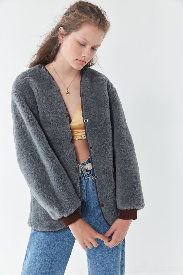 Vintage Cozy Teddy Liner Jacket #1