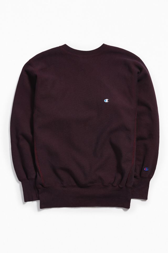 Champion burgundy crew online neck