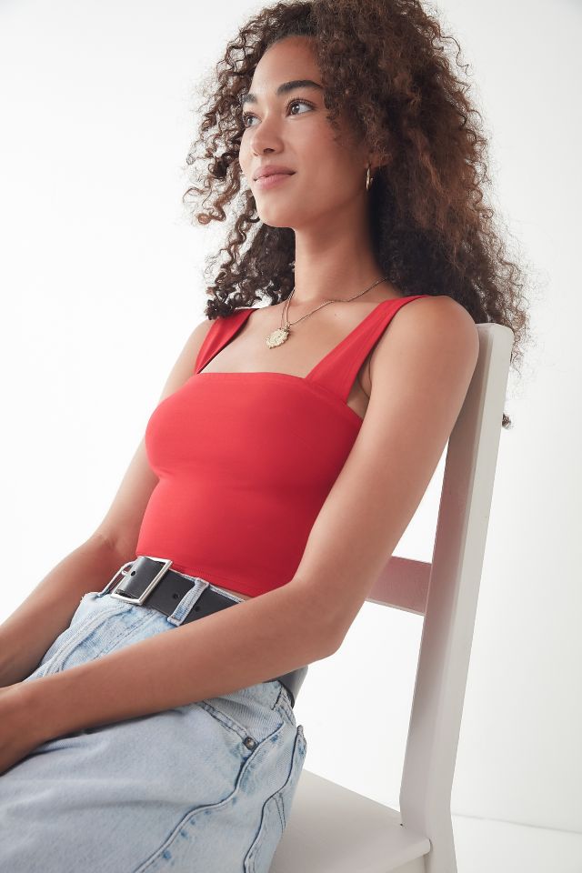 UO Gal Essential Cropped Tank Top #3
