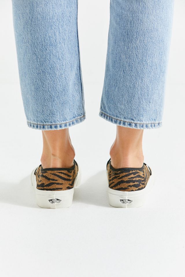 Vans Woven Tiger Slip-On Sneaker #4