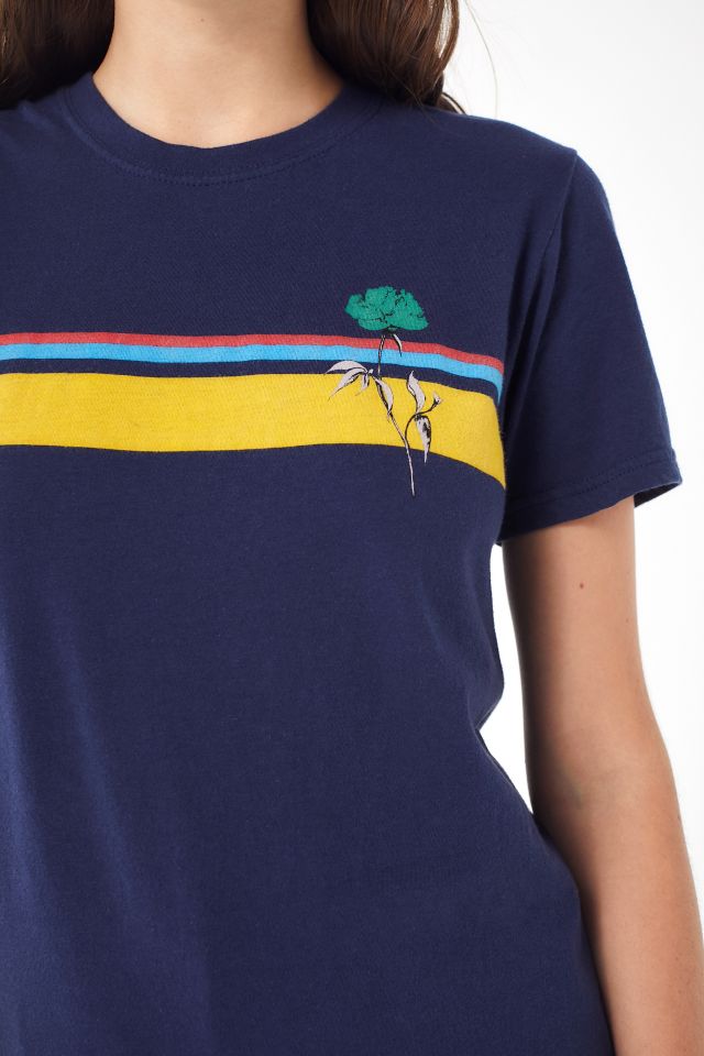 Striped Rose Tee #1