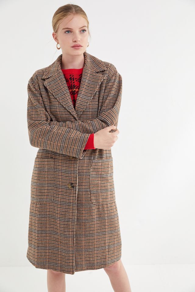 UO Margaux Longline Menswear Overcoat #3