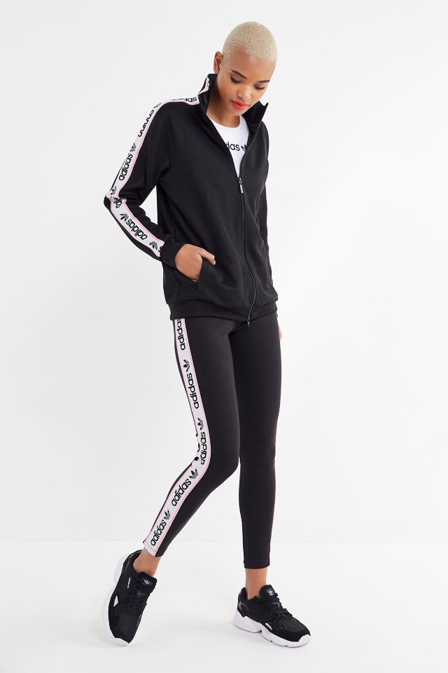 Adidas trefoil taped on sale leggings