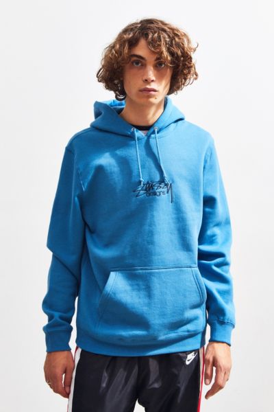 【STUSSY】Stussy Flight Embroidered Hoodie Stussy STOCK LOGO EMBROIDERED HOODIE Black | BSTN Store