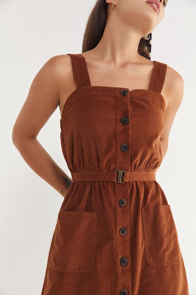 UO Cordelia Corduroy Midi Dress #2
