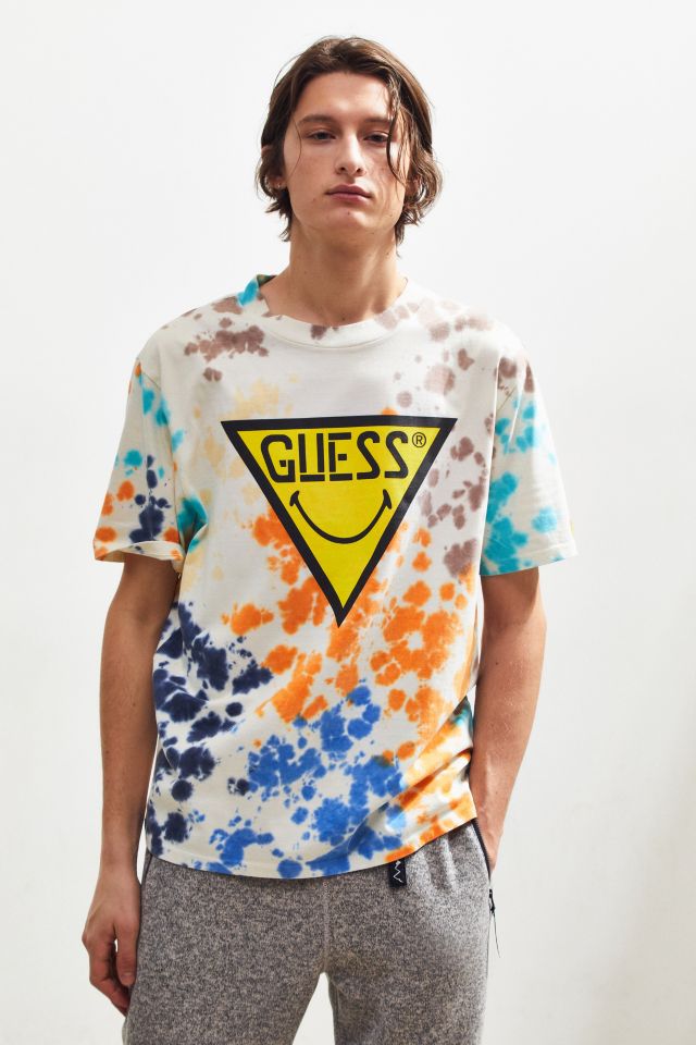 GUESS X Chinatown Market X Smiley Tie Dye Tee