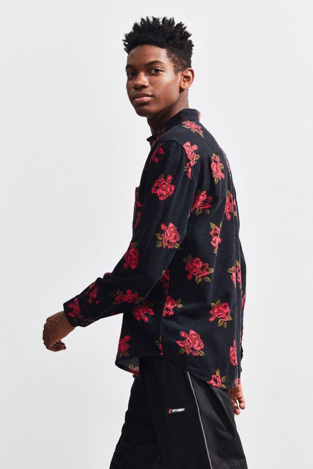 UO Long Sleeve Patterned Flannel Shirt #2