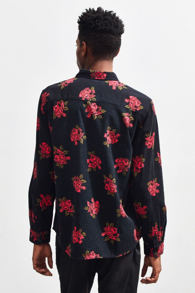 UO Long Sleeve Patterned Flannel Shirt #3