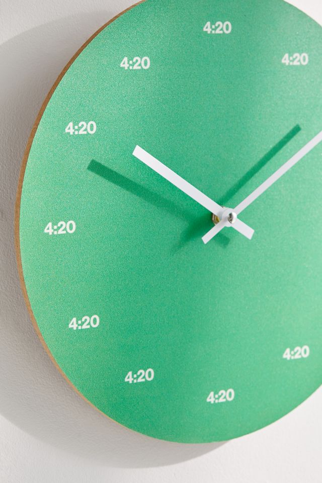 420 12" Wall Clock Urban Outfitters