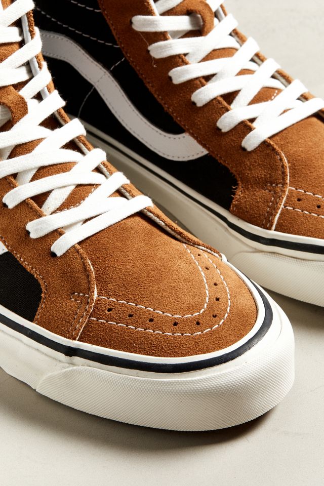 Men Vans SK8-HI 38 DX Anaheim Factory ‘Hot Lips’ Black/Red Size