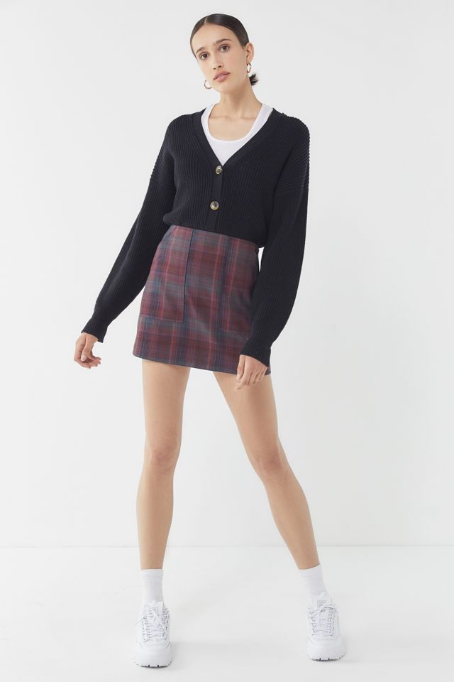 UO Plaid Carpenter Mini Skirt #2