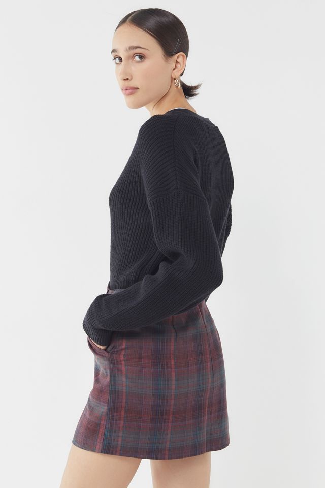 UO Plaid Carpenter Mini Skirt #3