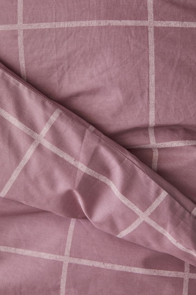Distressed Checkered Duvet Set #1