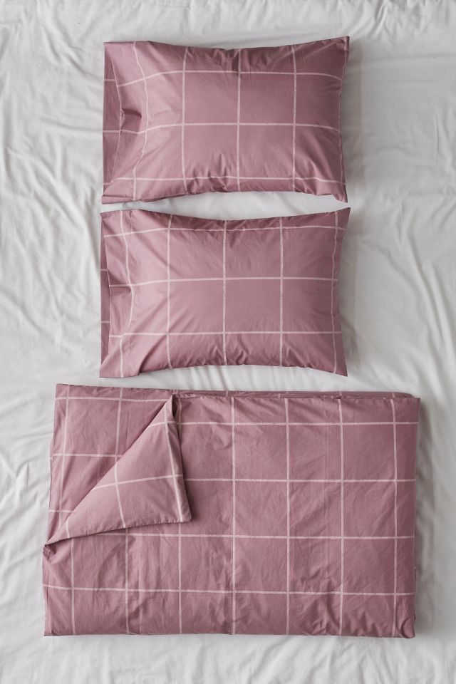 Distressed Checkered Duvet Set #2