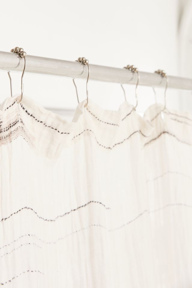 Inga Gauze Shower Curtain #1