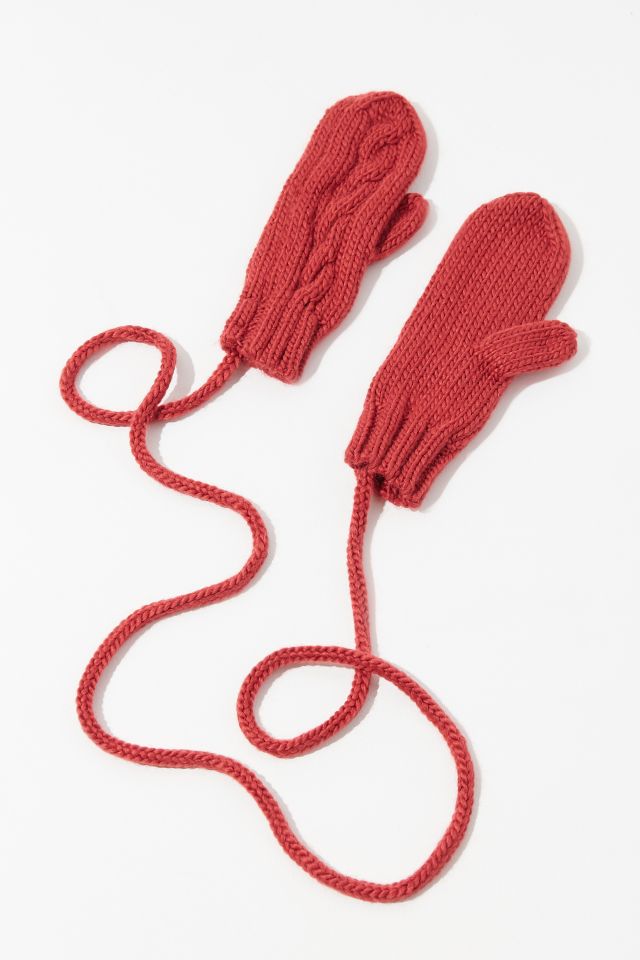 Cable String Knit Mitten #1