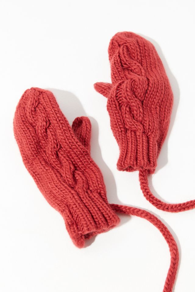 Cable String Knit Mitten #2