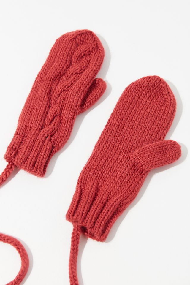 Cable String Knit Mitten #3