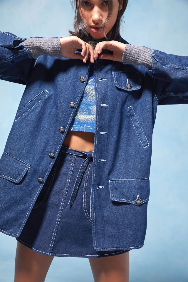 Anna Sui & UO Longline Denim Jacket | Urban Outfitters