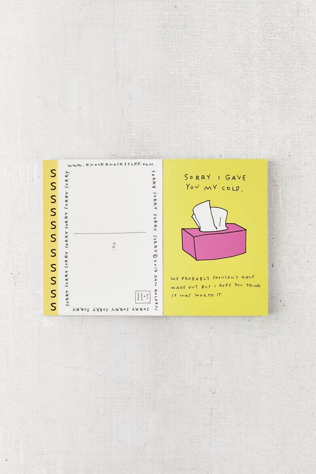 Sorry I Farted and 24 Other Apology Postcards By Knock Knock #1