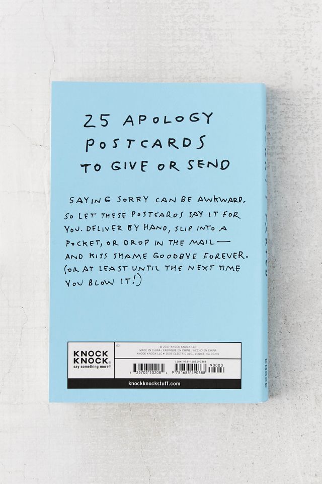 Sorry I Farted and 24 Other Apology Postcards By Knock Knock #3