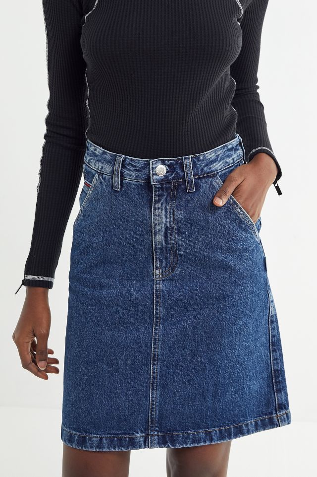 Tommy Jeans Denim A-Line Skirt
