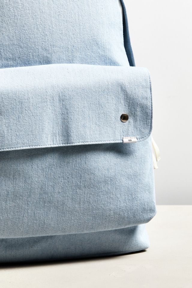 UO Denim Flap Pocket Backpack #3
