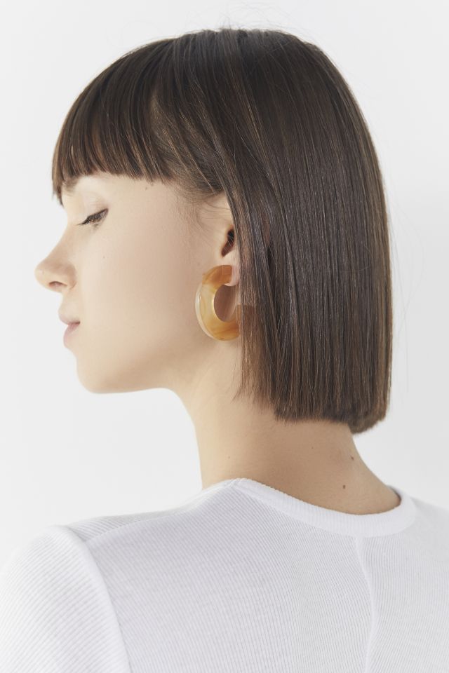 Stassi Resin Hoop Earring #1