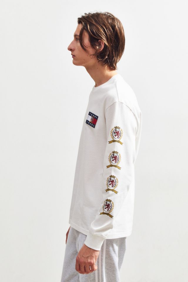 Tommy jeans crest store long sleeve