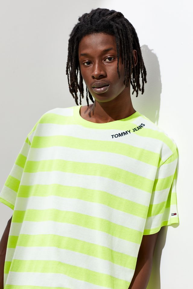 Tommy Jeans Block Stripe Logo Tee #1