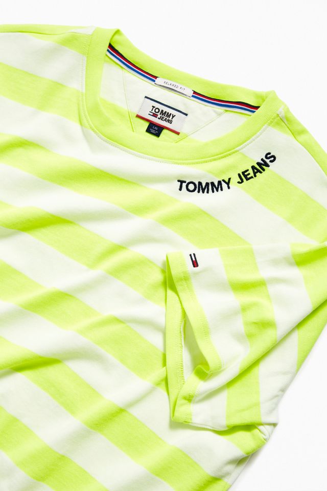 Tommy Jeans Block Stripe Logo Tee #4