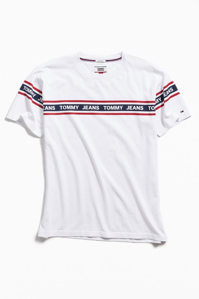 Tommy Jeans Essential Logo Stripe Tee #1