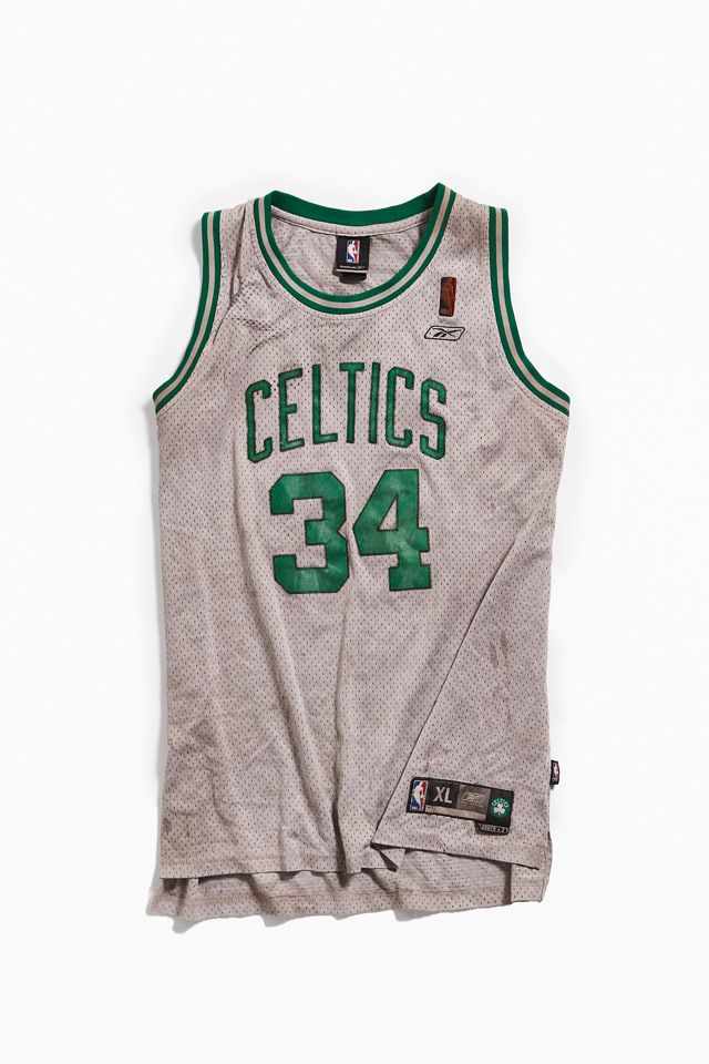 Reebok Boston Celtics Replica Blank Jersey NBA Basketball 