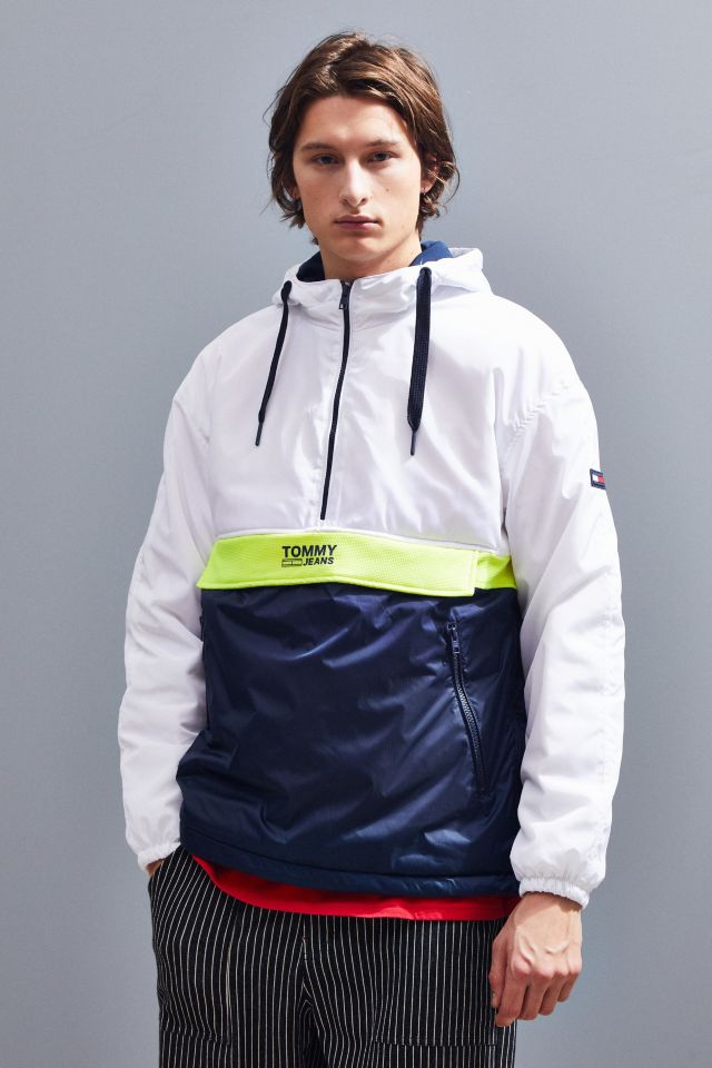 Tommy Jeans Colorblock Half Zip Windbreaker Jacket Urban