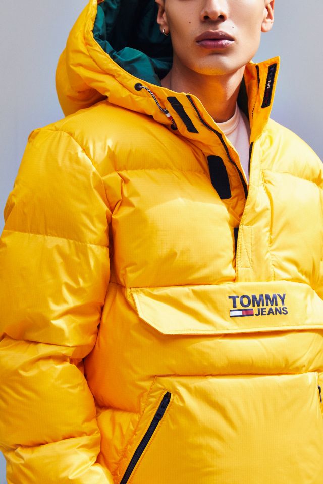 Tommy jeans hot sale popover puffer jacket