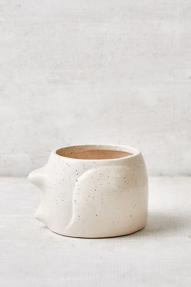 Sleepy Kitten Ceramic 4” Planter #2
