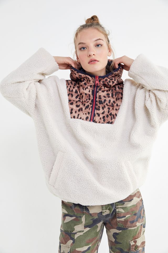 UO Hooded Fleece Popover Jacket #2