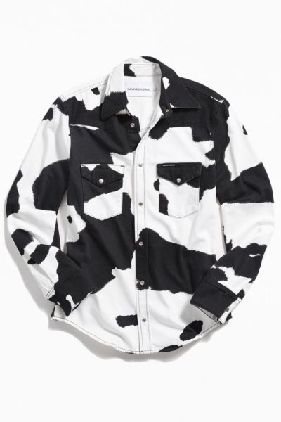 calvin klein cow print