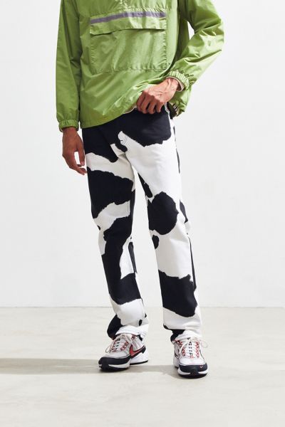 Calvin Klein Cow Print Straight Jean